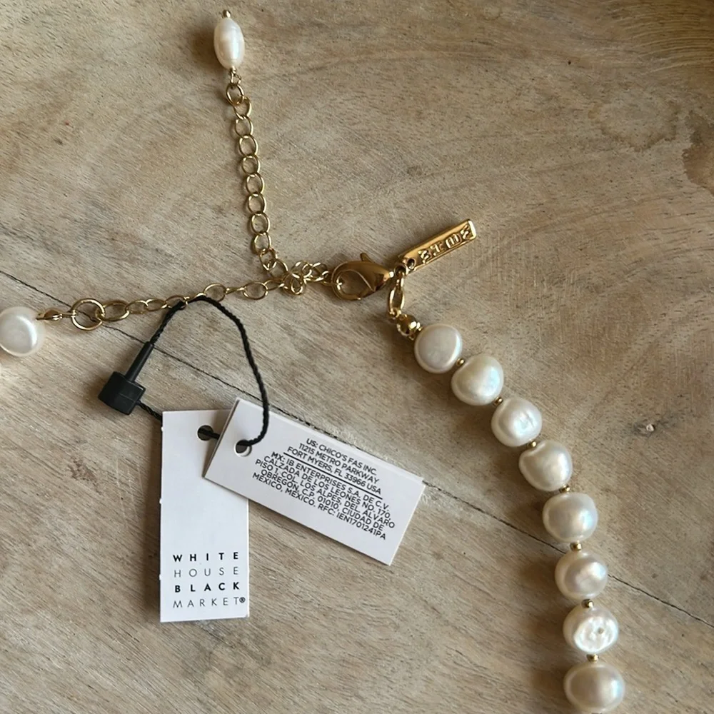 White House Black Market pearl necklace. New.